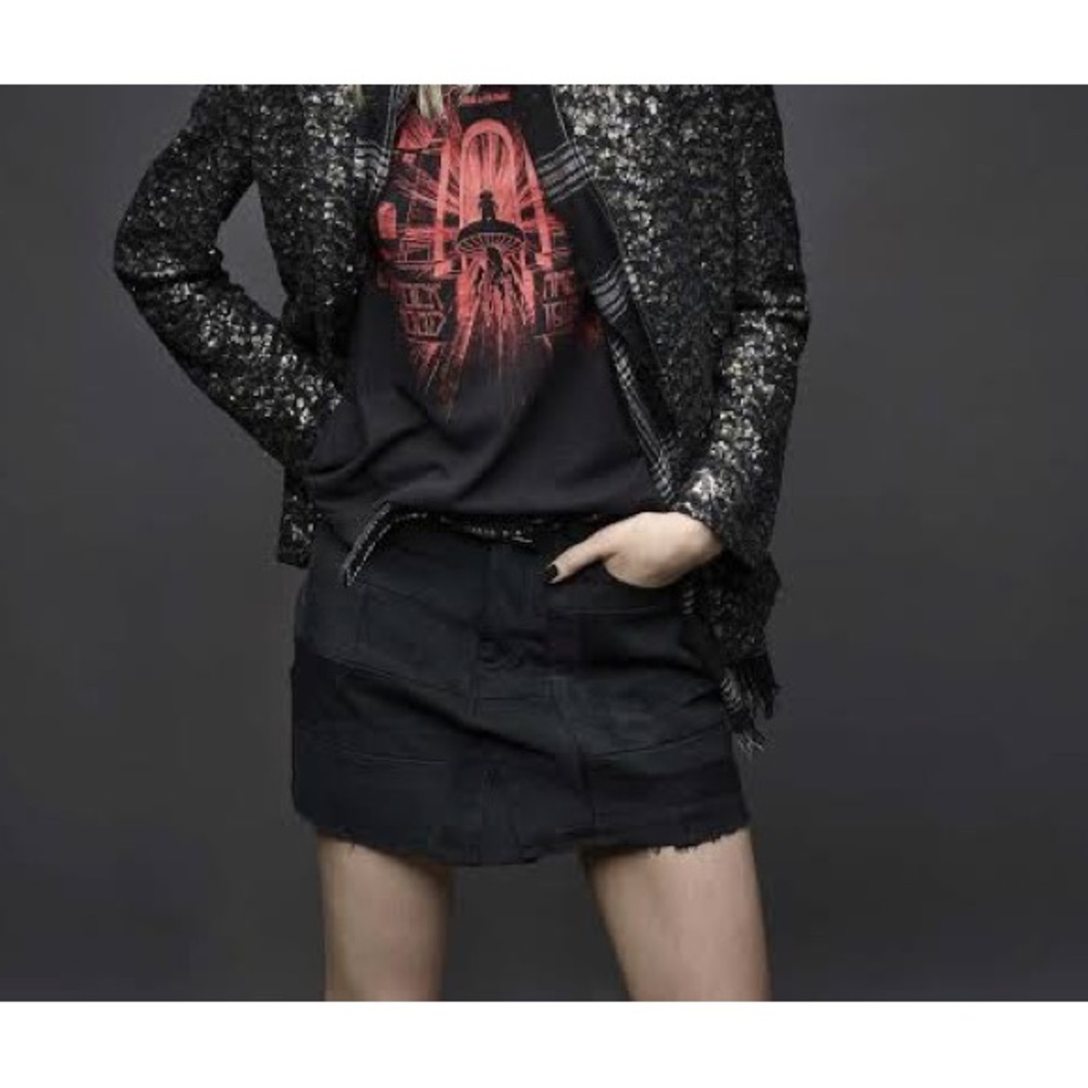 Zadig & Voltaire 36 EU Jell Patch Deluxe Skirt